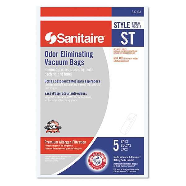 Sanitare Vacuum Bags, for Sanitaire Upright, PK10, 10 PK - EUR 63213-10