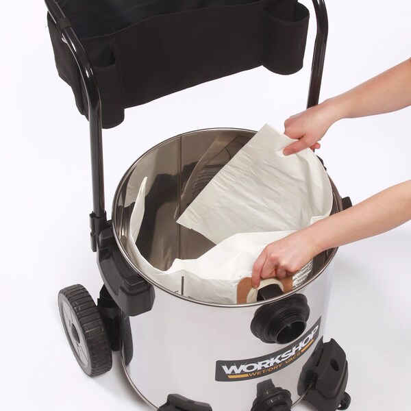 Workshop Wet/Dry Vacs 4pk Fine Dust Vac Collection Bags for 12-16 Gal. Wet/Dry Shop Vacuum, 4PK - WS32200F2