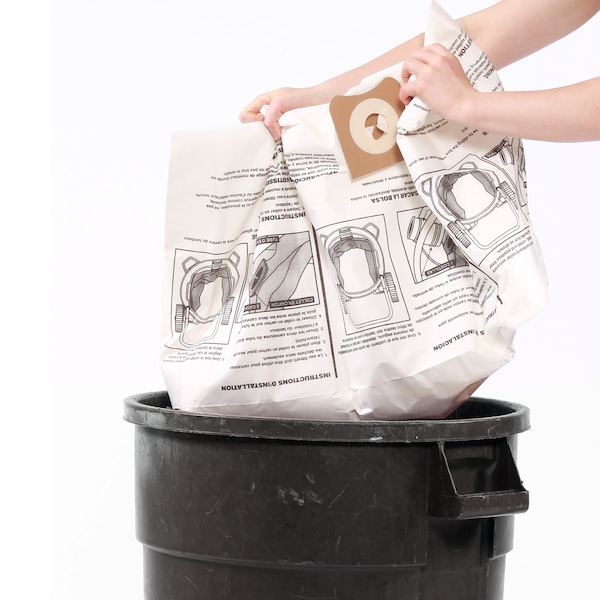 Workshop Wet/Dry Vacs 4pk Fine Dust Vac Collection Bags for 12-16 Gal. Wet/Dry Shop Vacuum, 4PK - WS32200F2