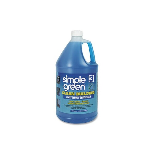 Sunshine Makers SimplGreen, Clean Building Glass Cleaner Concentrate, Unscented, 1gal Bottle - 11301
