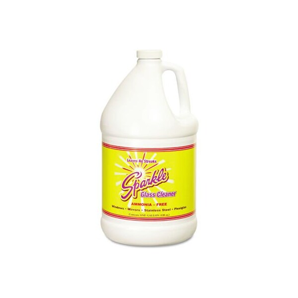 A.J. Funk And Co Sparkle Glass Cleaner, Gallon Bottle, 4 Bottles - 20500 - 20500