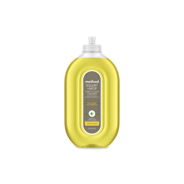 Method Method, Squirt + Mop Hard Floor Cleaner, 25 Oz Spray Bottle, Lemon Ginger, 6PK - 00563CT