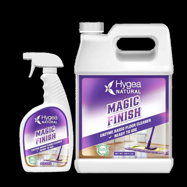 Homecare Products 24 oz Ready to Use Spray Plus Refill Magic Finish-Natural Enzyme-Based Floor Cleaner - HO3536068