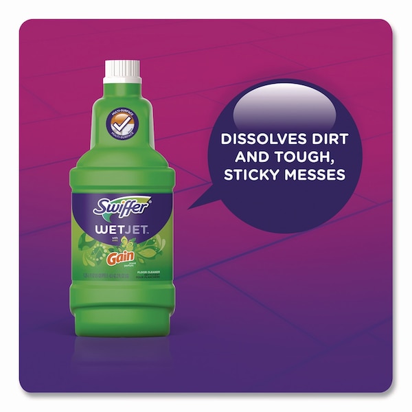 Swiffer Multipurpose Floor and Hardwood Cleaning Solution Refill, Gain Scent, 42.2 oz Bottle - 83061