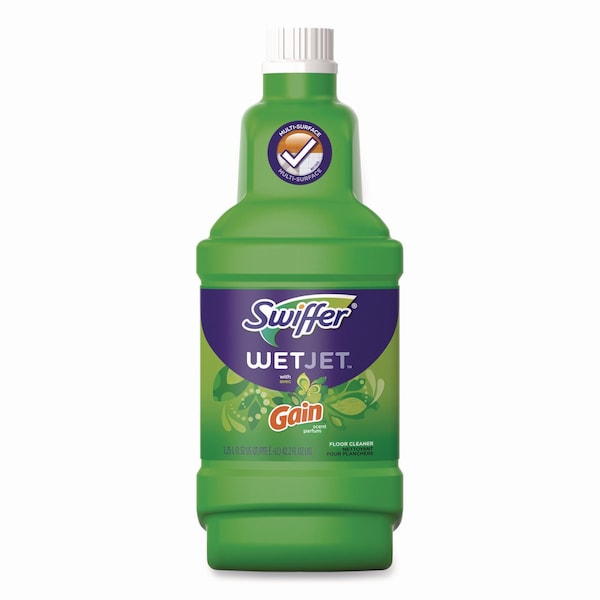 Swiffer Multipurpose Floor and Hardwood Cleaning Solution Refill, Gain Scent, 42.2 oz Bottle - 83061
