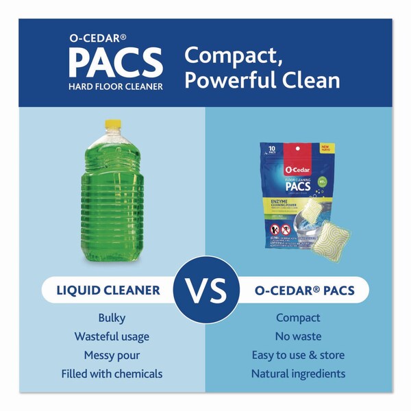 O-Cedar Cleaning PACS, Lavender Scent, 10PK - 172402PK