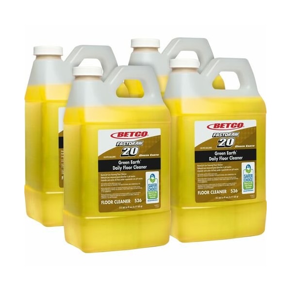 Betco CLEANER, FLOOR, DAILY, GRNERTH, 4PK - BET5364700