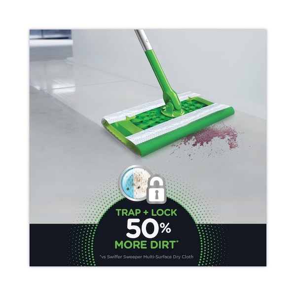 Swiffer Heavy-Duty Wet Refill Cloths, 10 x 8, Open Window Fresh, 20 Cloths, 6PK - 76472