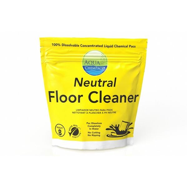 Aqua Chempacs Floor Cleaner, Liquid, Bucket, 20 ct - 4-0198