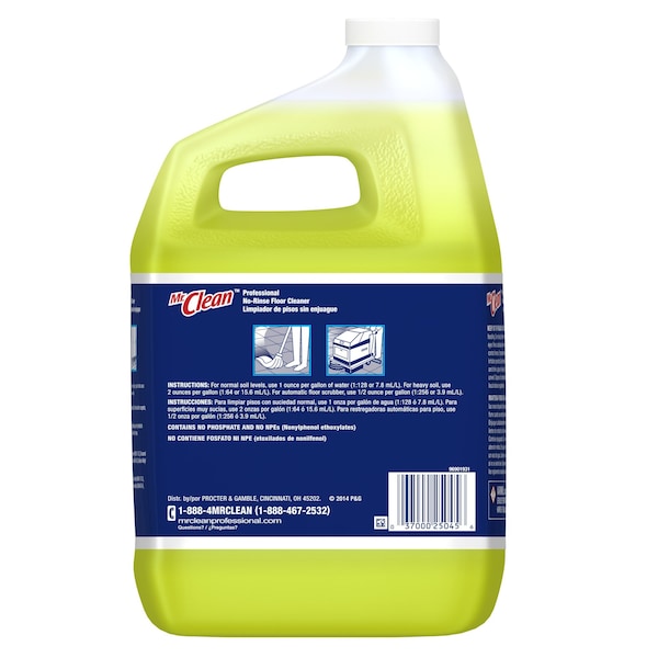 P&G Mr. Clean Professional Floor Clean 1 Gallon No Rinse, 4PK - 25045