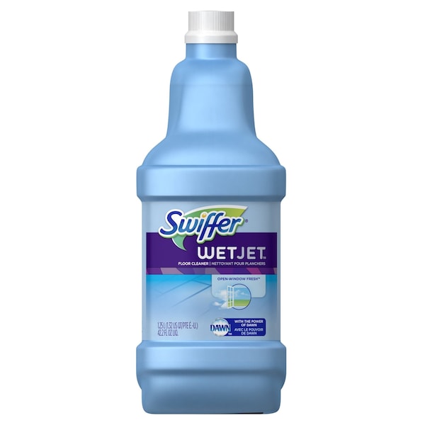 P&G Swiffer WetJet Floor Cleaner Refill 42.2 oz Fresh Scent w/ Dawn, 4PK - 77810