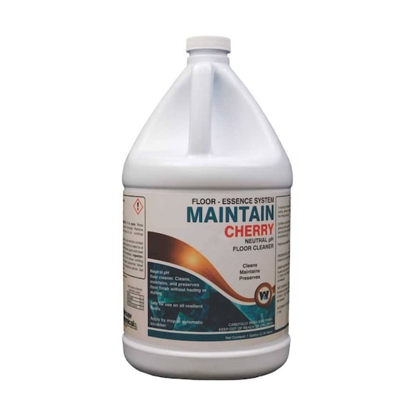 Warsaw Chemical Maintain - Lemon, Floor Cleaner with neutral pH, Lemon Scent, 1-Gallon, 4PK - 60447-0000004