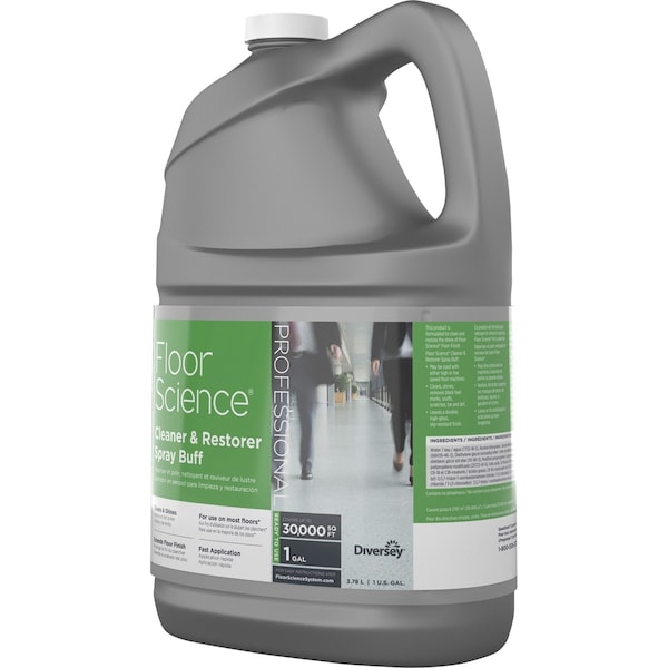Diversey Floor Science, Cleaner/Restore, Spray, 1gal, PK4 - CBD540458