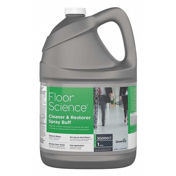 Diversey Floor Science, Cleaner/Restore, Spray, 1gal, PK4 - CBD540458