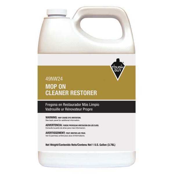 Tough Guy Floor Restorer, Orange, Bottle, 1 gal. - 49NW24