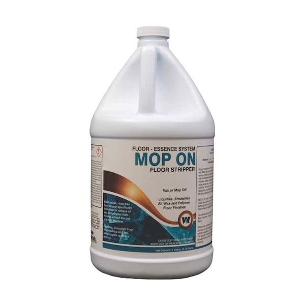 Warsaw Chemical Mop On, Easy to use Floor Stripper, Clean, 1-Gallon, 4PK - 21375-0000004