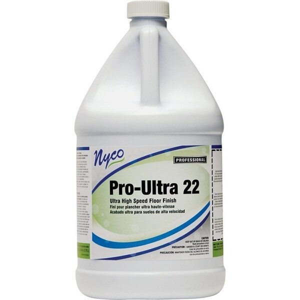 Nyco Floor Finish, 128 oz, Liquid, Acrylic Polymer, White - NL175-G4
