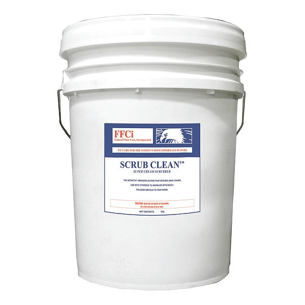Scrub Clean Floor Stripping Booster and Creme Cleanser, 5 gal - 11624