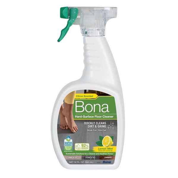 Bona Bona Lemon Mint Scent Hard Surface Floor Cleaner Liquid 32 oz - WM700051224