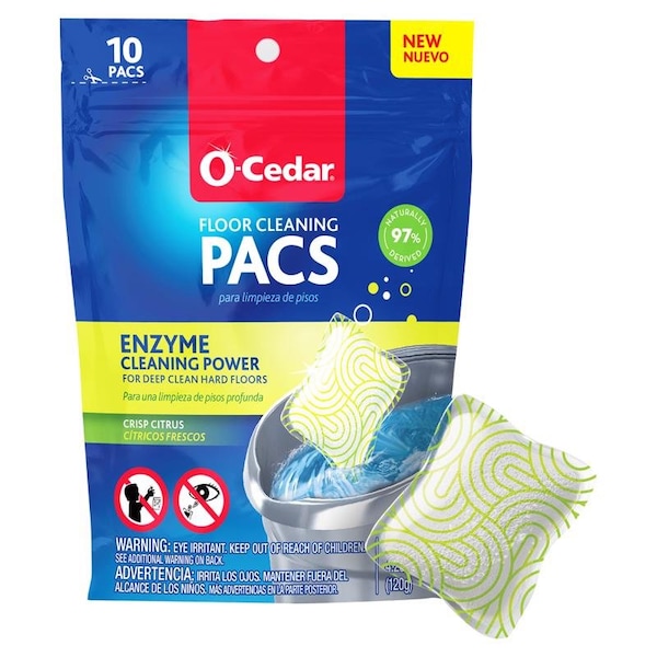 O-Cedar O-Cedar Citrus Scent Floor Cleaner Powder 10 pk - 172400