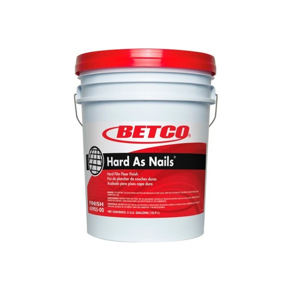 Sp Richards Betco Hard As Nails Hard Film Floor Finish, 5 Gallon Pail, 1 Pail - 65905-00 - BET6590500