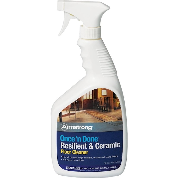 Armstrong Flooring Once 'N Done 32 Oz. Ready-To-Use Resilient & Ceramic Floor Cleaner Spray - 00309124