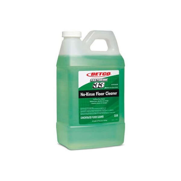 Sp Richards Betco FastDraw 33 No-Rinse Floor Cleaner, 64 oz. Bottle, 4 Bottles - 25847-00 - BET2584700