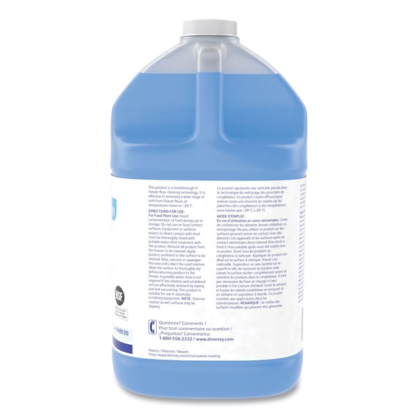 Diversey Suma Freeze D2.9 Floor Cleaner, Liquid, 1 gal, PK4, 4PK - 948030