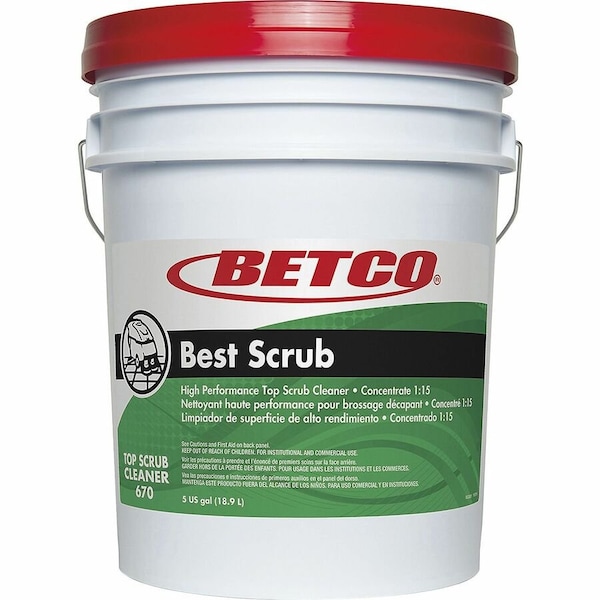 Betco Best Scrub High Performance Floor Cleaner, 5 gal - 6700500