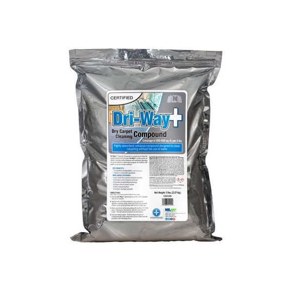 Hospeco Nilodor Certified Dri-Way+ Compound, Two 5 Lbs. Container, Light Citrus Scent, Brown - C260-005