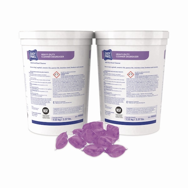 Easy Paks Heavy-Duty Cleaner/Degreaser, 1.5oz Packet, PK72 - 990682