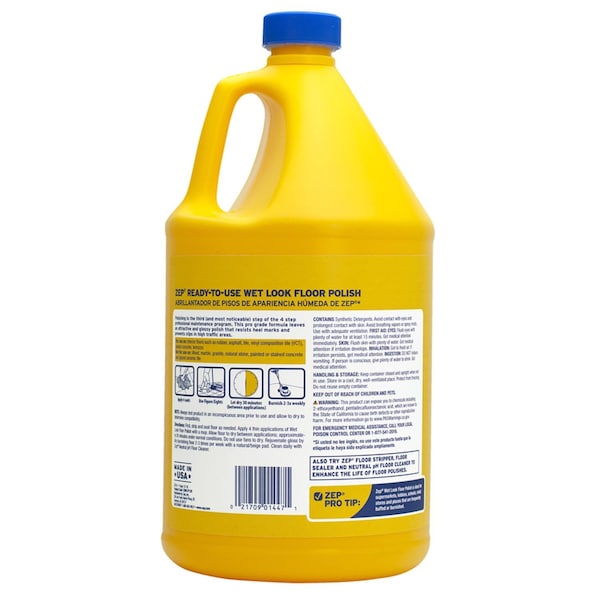 Zep Zep Wet Look Floor Polish Liquid 1 gal - ZUWLFF128
