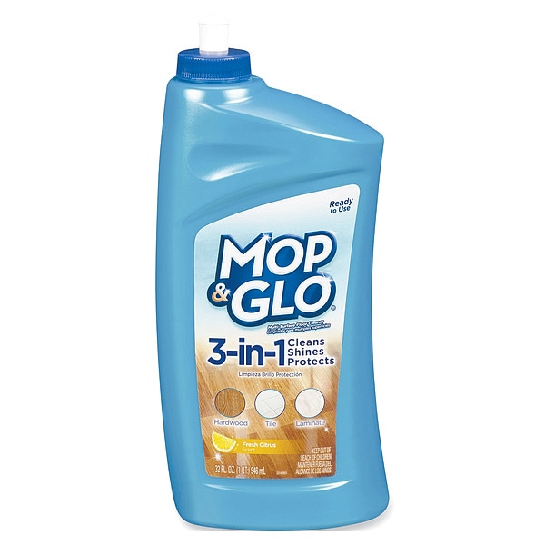 Mop & Glo Triple Action Floor Cleaner, Fresh Citrus Scent, 32 oz Bottle - 19200-89333
