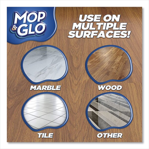 Mop & Glo Triple Action Floor Cleaner, Fresh Citrus Scent, 32 oz Bottle - 19200-89333
