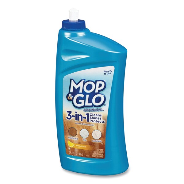 Mop & Glo Triple Action Floor Cleaner, Fresh Citrus Scent, 32 oz Bottle - 19200-89333