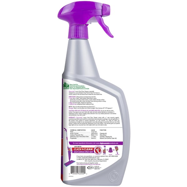 Rejuvenate Rejuvenate Luxury Vinyl Floor Cleaner Liquid 32 oz - RJ32LVFC