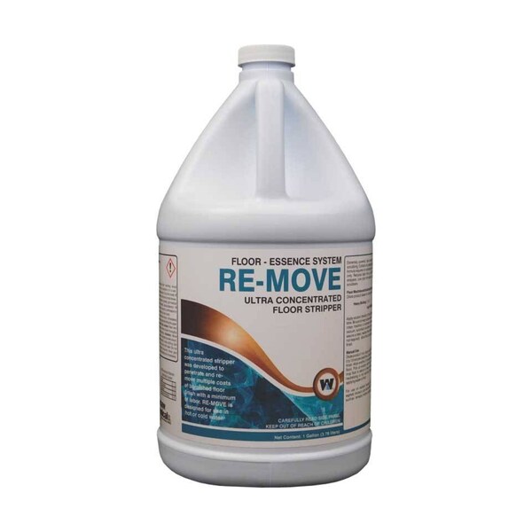 Warsaw Chemical Re-Move Nonammoniate Floor Stripper, 1-Gallon, 4PK - 60576-0000004