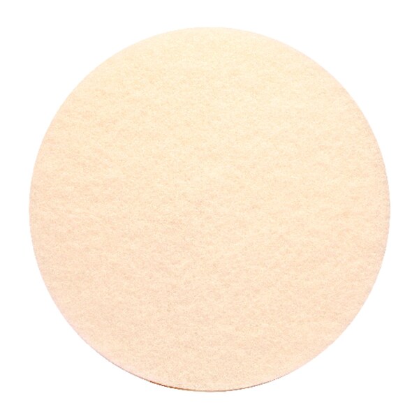 Gator 17 in. D Non-Woven Natural/Polyester Fiber Floor Polishing Pad White - 6741