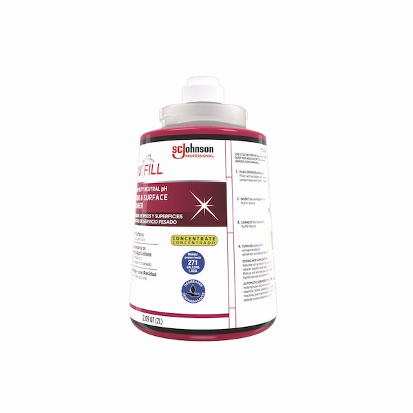 Sc Johnson Professional Heavy Duty Neutral Floor Cleaner, Fruity Floral Scent, 2 L Cartridge, 2PK - 684502