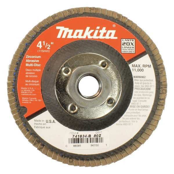 Makita Multi-Disc Hubbed, 4-1/2", No. 80, PK10 - 741834-B-10

Concentrador Multi-Disc Makita, 4-1/2", No. 80, Paquete de 10 - 741834-B-10