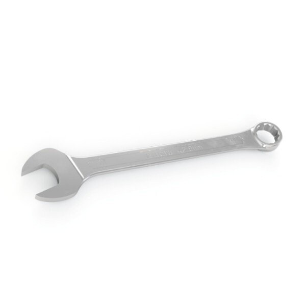 Llave combinada de offset de 12 puntos Beta de 17 mm, perfil delgado, cromado - 000420417