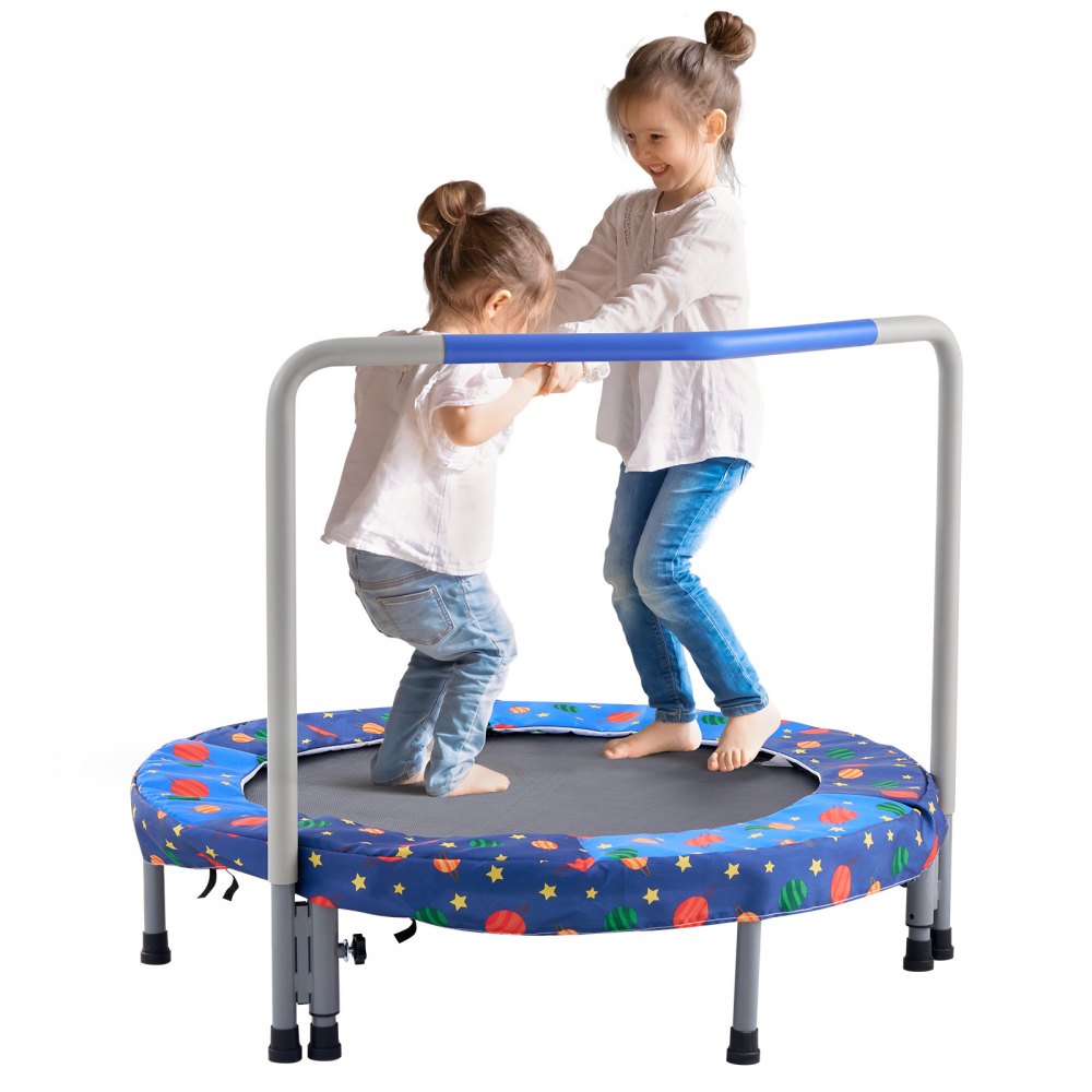 36" Trampoline for Kids Foldable Mini Toddler Trampoline Indoor Outdoor - ETBC36YCYXBC34346V0