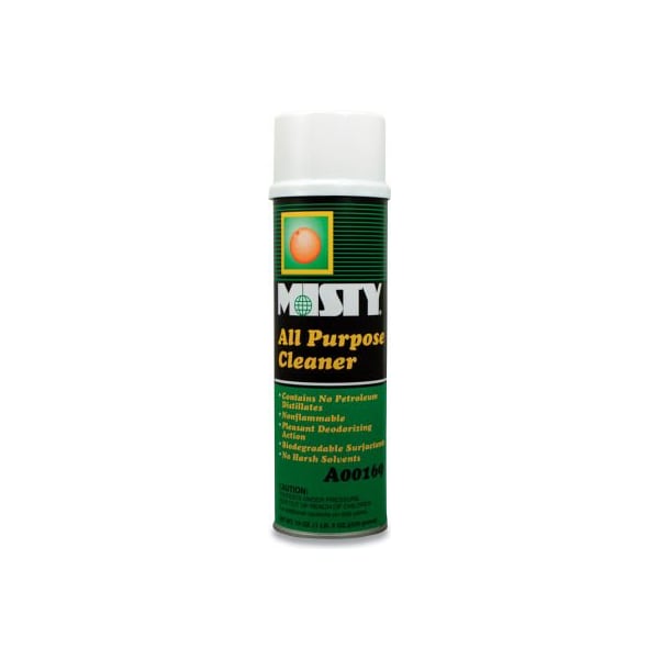 Zephyr Lock Llc Misty® Green All-Purpose Cleaner, Citrus Scent, 19 Oz. Aerosol Spray, 12/Carton - 1001583