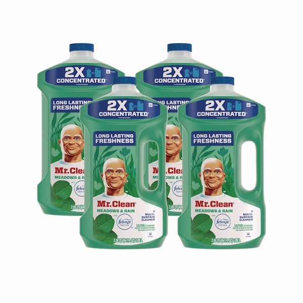Mr. Clean Multi-Purpose Cleaner, 64 oz, Febreze® Meadows & Rain®, 4 PK - 80749542