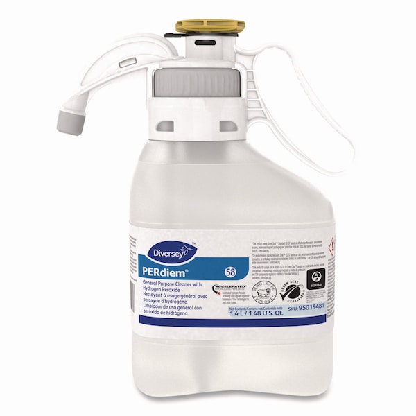 Diversey Concentrated General Cleaner, PK2, Bottle, Fragrance-Free, 2 PK - 95019481