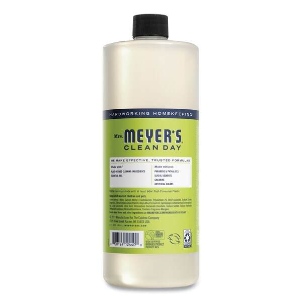 Mrs. Meyers Clean Day Clean Day Multi-Surface Concentrate, Lemon Verbena, 32 oz Bottle - 663025