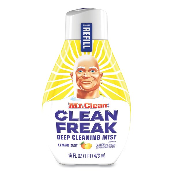 Mr. Clean Clean Freak Deep Cleaning Mist Multi-Surface Spray Refill, Lemon Zest, 16 oz Refill Bottle - 79130
