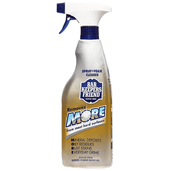 Bar Keepers Friend Spray and Foam Cleanser, Trigger Spray Bottle, 25.4 oz, Citrus, 6 PK - 11727
