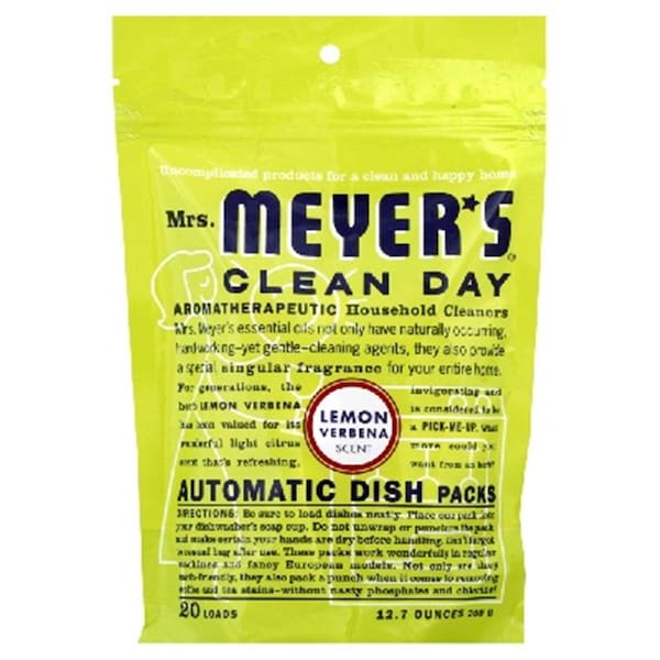 Mrs. Meyers Clean Day Mrs Meyers Auto Dshwsh Pks Lem - 6x12.7OZ - MR40469