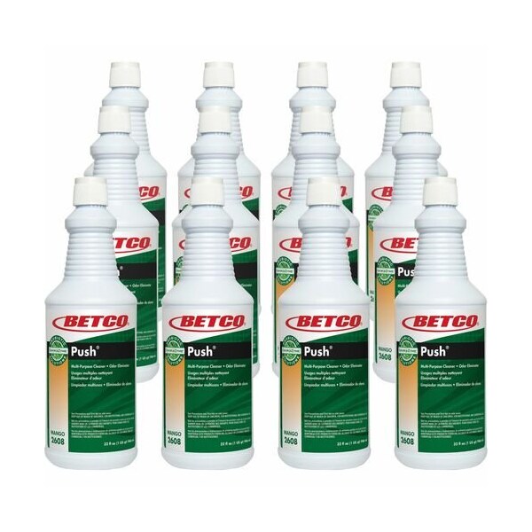 Betco Microbial Cleaner, RTU, Mango, 32 oz, Milky WE - BET26081200CT